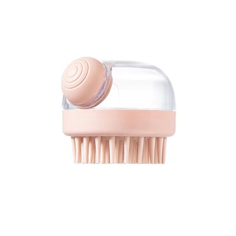 Dog bath brush pet silicone massage brush can be filled with liquid cat and puppy bathing artifact cleaning supplies