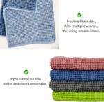 4 Pcs Guinea Pig Cage Liner, Bunny Washable Mats Rug Guinea Pig Fleece Bedding Reusable Rabbit Liner Small Animal Sleeping Bed for Bunny Ferret Rat Chinchilla