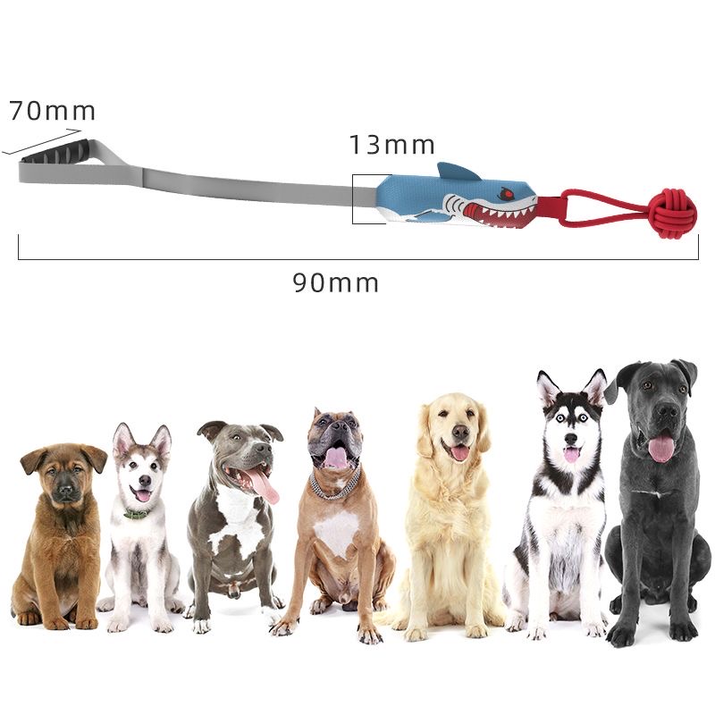 Fun Dog Rope Toy Sound Chew Toy for Small, Medium and Large Dogs, Interactive Rope Toy, Sounding Toy, Durable Toothpaste, Rope Dog Toy, Lack of Exercise, Stress Relief