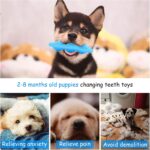 Hurray 3 Pack Puppy Chew Toys for Teething Puppies, Puppy Teething Toys, 360° Clean Pet Teeth & Soothe Pain of Teeth Growing, Puppy Toys Small Dogs & Medium Dog Suitable - Up to 18 lbs
