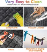 Dog Seat Cover 100% Waterproof Hammock 600D Heavy Duty Scratch Proof Nonslip Durable Soft Pet Back Seat Covers for Cars Trucks and SUVs